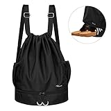 【RESISTENTE AL AGUA Y DURADERO】: Esta bolsa multifuncional de deportes para el gimnasio es más resistente que la mayoría de las otras bolsas con cordón, ideal para cualquier deporte interior o al aire libre y actividades de ocio, como gimnasio, deporte. , yoga, baile, viajes, equipaje, camping, senderismo, trabajo en equipo, entrenamiento, etc.