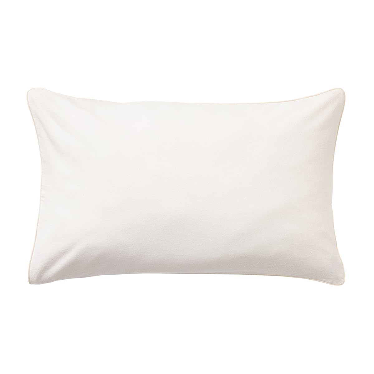 Plain Cotton Flannel Frisson Pillowcase 50 x 75 cm ESSIX