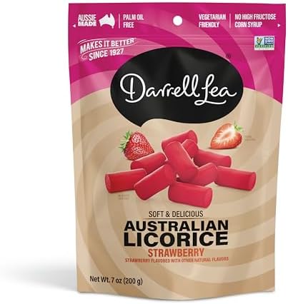 Darrell Lea RED LIQUORICE 7 OZ