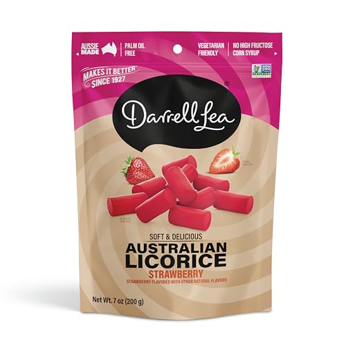 Darrell Lea Soft Australian Licorice, Non-GMO, No...