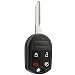 Car Key Fob Keyless Entry Remote fits Ford, Lincoln, Mercury, Mazda (CWTWB1U793 4-btn) - Guaranteed to Program