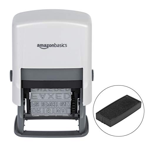 Amazon Basics - Rettangolare Timbro multiparola a