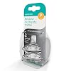 Nanobebe Flexy Silicone Bottles Nipples Triple Vented Twin-Pack - Slow Flow