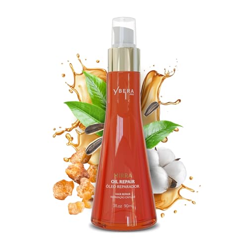 Ybera Mirra Oil Repair - Premium Hair Oil for Dry & Frizzy Hair Hydrating for Damaged Hair Repair Hair Treatment Oil for Curly Straight & Fine Hair - Lightweight Anti-Frizz Hair Oil Serum 90ml
