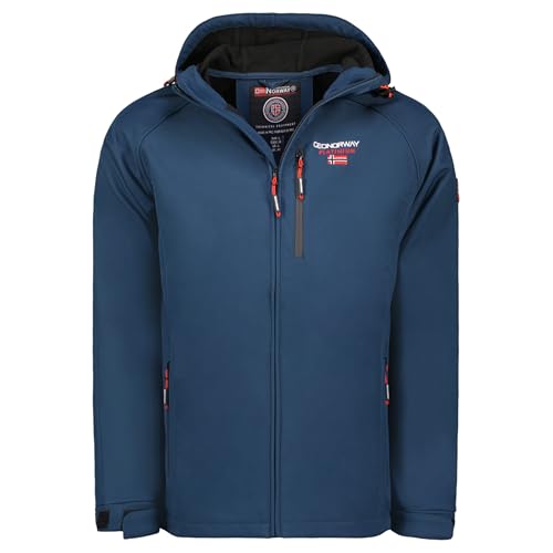 Geographical Norway Takitoama_Men Softshell Hombre, Azul Marino, L