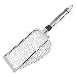 Robustes Gartensieb mit Edelstahlgeflecht zur Bodenvorbereitung, Kompostsieb und Sandtrennung (3,8 mm)