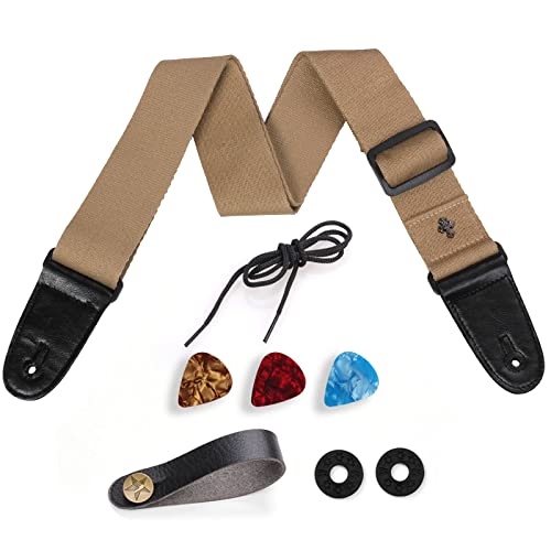 Dantolo Sangle de Guitare pour Guitares Basses, Wide Guitar Straps Réglable pour Guitare Acoustique avec 3PCS Pics de… - Les Beatles, Paul McCartney, John Lennon, RIngo Starr, George Harrison Dantolo Sangle de Guitare pour Guitares Basses, Wide Guitar Straps Réglable pour Guitare Acoustique avec 3PCS Pics de…