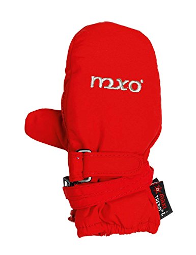 Preisvergleich Produktbild maximo Mädchen 38303-625800, Thermofausthandschuh, Reißverschluss, Stickerei mxo Fäustlinge, Rot (Rot 2), 1
