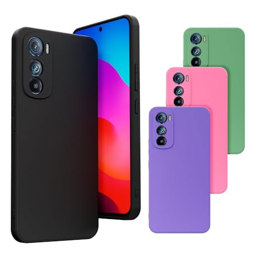 Capa Capinha Case Compatível Motorola Moto Edge 30 Silicone Veludo Premium [2ASHOP] (ROXO)