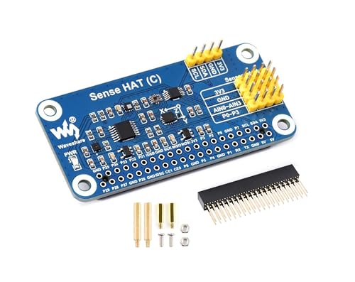 Sense HAT (C) for Raspberry Pi 4B/3B+/3B/2B/A+ /Zero/Zero W/Zero ...