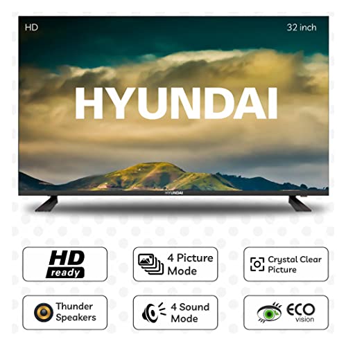 Image of Hyundai 80 cm (32 inches) HD Ready LED TV ATHY32HDB18W (Black)