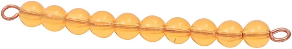 Montessori Bead Decanomial Box Montessori Math Beads Toys Materials for Toddlers Kids