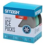 Smash 3 Pack Ice Pucks/Block for Lunch Bag/Box/Cooler Bag