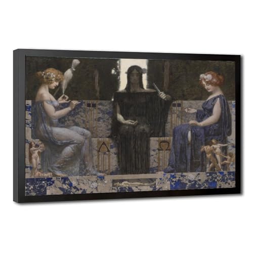 Poster occulte des Trois Destins Rothaug toile décorative 20x30 cm pour petits murs