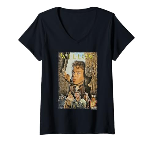 T-shirt Willow col en V parfait pour vos soirées cinéma fantastique et conventions geek