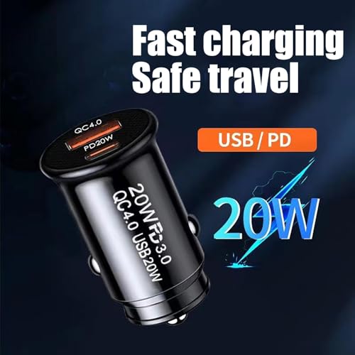 Cargador De Encendedor De Coche - Cabezal De Carga Rápida Tipo C QC4.0 - Accesorios para Coche, Cabezal De Carga para Teléfonos Móviles, Tabletas, Cámaras, Videoconsolas, Portátiles - imagen 5