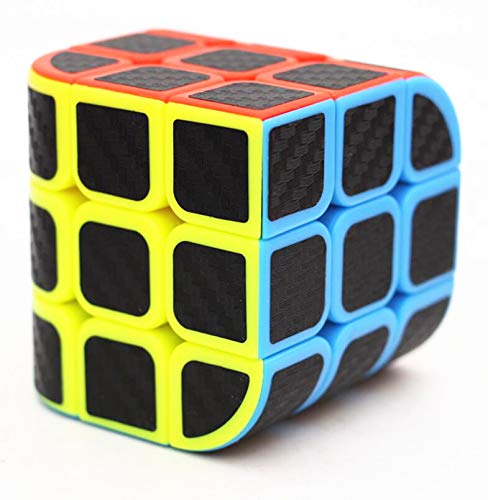 Cuberspeed Curve 3X3 Carbon Fiber Sticker Penrose Speed Cube Penrose Cube Stickerless With Black Sticker Puzzle #TOP4