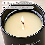 M&SENSE Natural Soy Candle| Eucalyptus Spearmint | 5.3 oz | Minimalist Christmas Scented Candle for Relaxation, Gifting, Home Décor | for Bedroom, Office, Party Small - Image 4