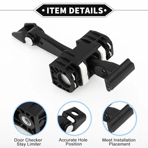 Bisagra de retención de puerta para BMW E87 2004-2013 | Delantera izquierda y derecha 51217176809 4