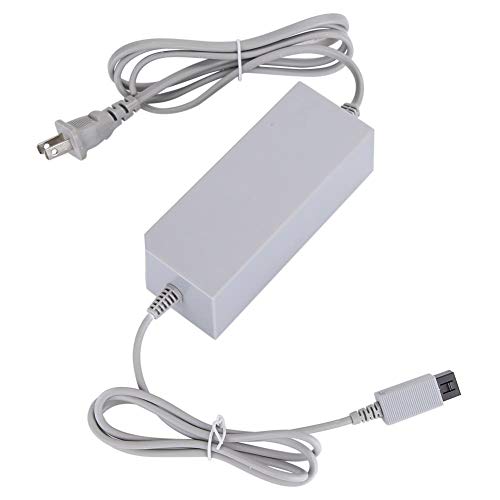 Carregador para Wii Gamepad, Cabo de alimentação adaptador de alimentação CA para controle remoto Wi