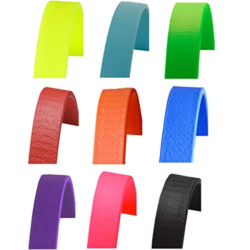 bio-leine Beta Biothane Superflex Meterware -in Schwarz I 25 mm breit - schmutzabweisend und wasserabweisend I 1,5mm dick