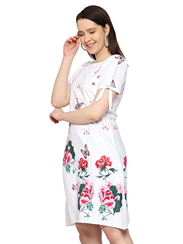 Image of Avlin Stylish One Piece Dress with Belt
