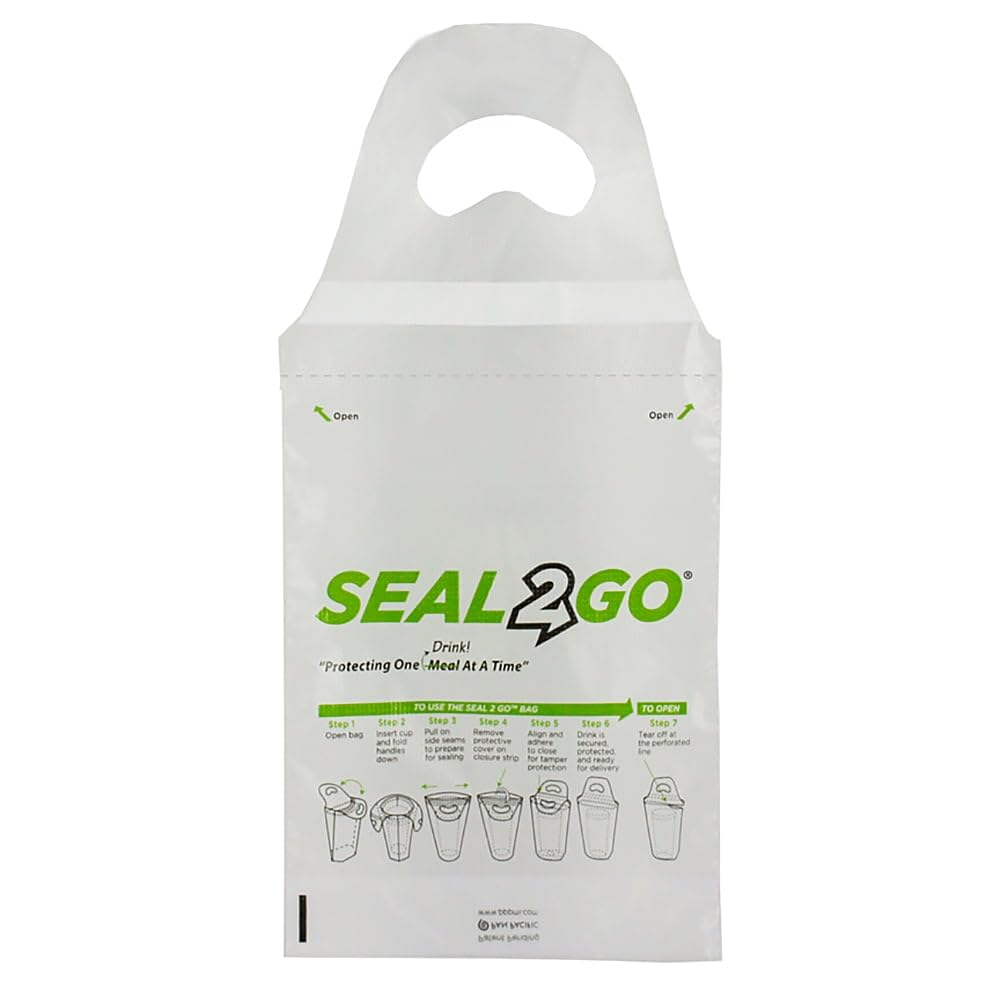 Foodservice Tamper Evident 1 Cup Drink Carrier - 500 / CS