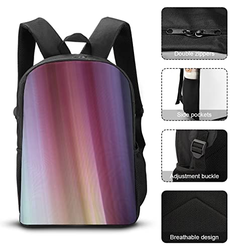 Sac à dos imprimé 3D cartable mode décontractée garçons filles 17" - 7