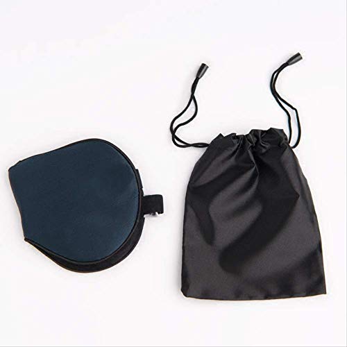 Preisvergleich Produktbild Schlafmaske, Augenmaske, ultraweiche, hautfreundliche natürlicher Seide Schlafmasken und Augenbinde für Frauen und Männer, ideal für Reisen / Nickerchen / Nachtschlaf / Blocklicht / Atmungsaktiv-Blau
