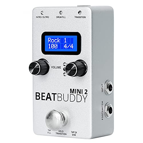  BeatBuddy Mini2 Professional BB Drum Machine Single Block Chitarra Bass Real Drum Camping Machine Editor Ritmo