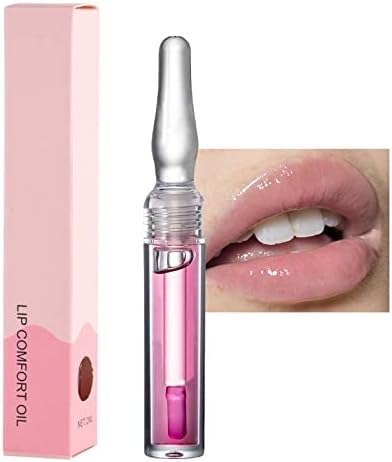 Lip Oil Tinted, Plumping Lip Gloss Jelly Moisturizing Lip Oil, Hydrating Lip Glow Oil Lasting Nourishing Lip Gloss, Deep Repair Dry Cracked Lips Care Essence Oil, Tinted Lip Oil for Woman and Girls