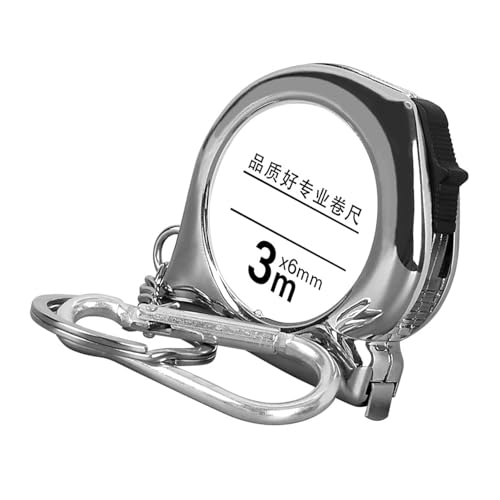 Cinta métrica mini portátil de acero y ABS 5.5 pulg miniatura 6