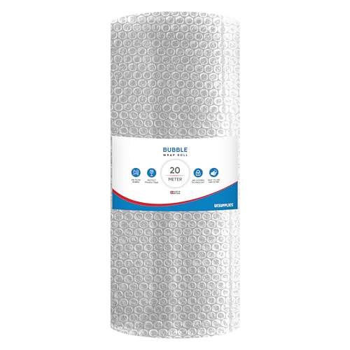 UK SUPPLIES LIMITED Strong Bubble Wrap (Pick Any Size 300MM to 1000MM) 300MM x 20M Lightweight Packing Wrap Roll for Shipping Moving House & Storage Protecting Packing Wrap Air Bubble Packaging