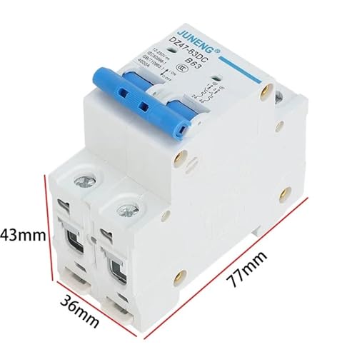 Disyuntor de CC de 48V y 125A para protección de baterías de litio e inversores 5