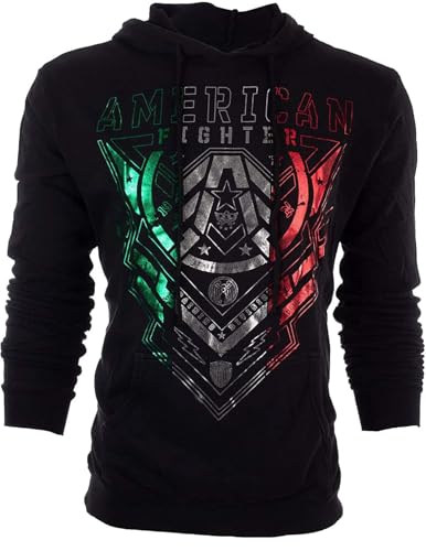 American Fighter Men's Hoodie KENDLETON Heavyweight Black