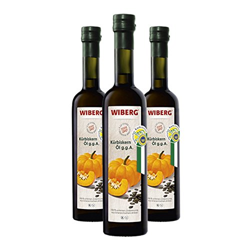 Wiberg Kürbiskern-öl g.g.A., 0,5L 3er Pack