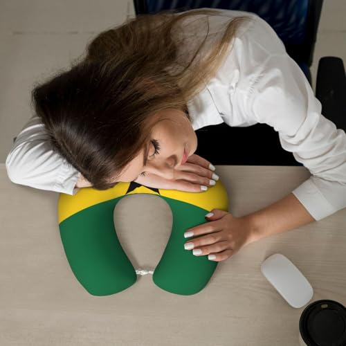 Almohada de viaje de poliéster tamaño único negra miniatura 7