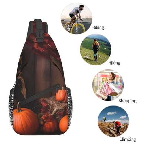 Bolso cruzado deportivo estilo sling para hombres y mujeres miniatura 6