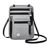 [Arklove] パスポート スキミング防止 RFID 多収納ポケット 防水 首掛け対応 軽量コンパクト 海外旅行 安心の日常使い