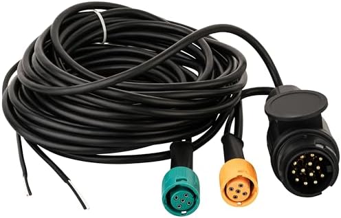 13-poliges Anhängerkabel 1,5m - Bajonettanschluss Für PKW & LKW