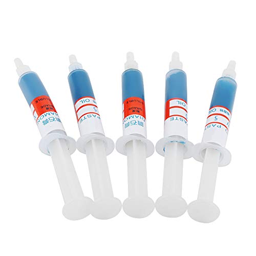 5 pçs/conjunto Pasta de polimento para moagem Adamas Grão composto de lapidação W0,5 a W40 320 a 100