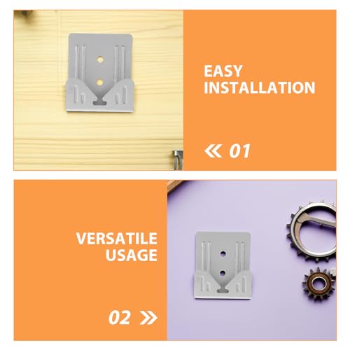 Fácil instalación para decoración con clips metálicos para espejos que evitan caídas y daños 4