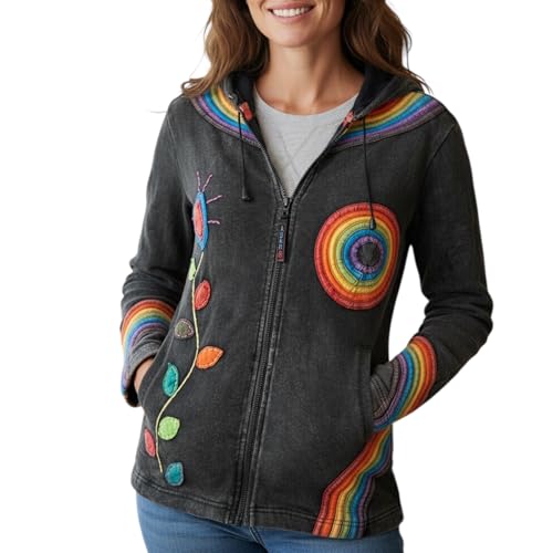 Agan Traders 2026 Boho Zip Up Jackets for Women -