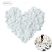 Produktbild Cratone 4000 Stück Seide Rosenblätter Hochzeit Konfetti Künstliche Rosenblätter Fake Blume Blüten Blüten für Cosplay Dekoration Halloween Weihnachten Hochzeit Gastgeschenk weiß
