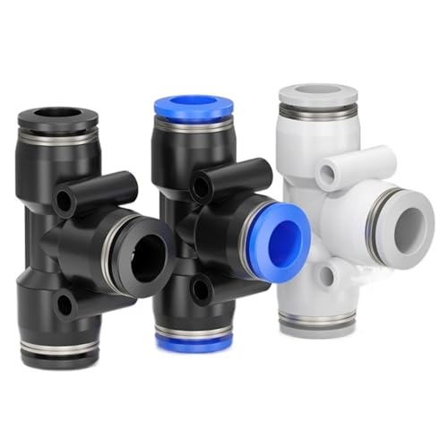Raccord pneumatique triple étanche PE8 PE12 avec connexion rapide pour pompe à air