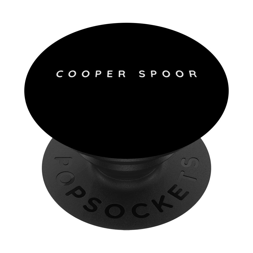 Cooper Spore Souvenirs / Cooper Spore Ski Resort Modern Font PopSockets Swappable PopGrip