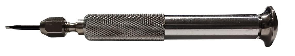 Horotec MSA 01.401 - Cacciavite speciale per lunetteria, ottica, orologieria e informatica con 4 punte Ø 1,60-1.80-2.00-2.50 mm
