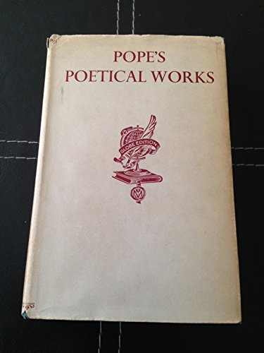 Pope's Poetical Works B005TWU11W Book Cover