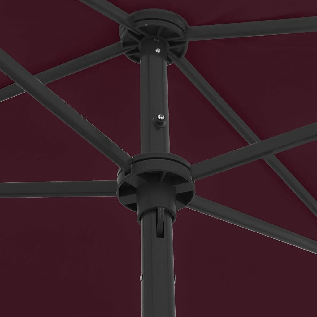 Beach Umbrella Sand Yellow 70.9"x47.2", Wind Resisitance Beach Umbrella, with top vent and Tilt Aluminum Pole, Weather and UV resistant Protection Sand Umbrella