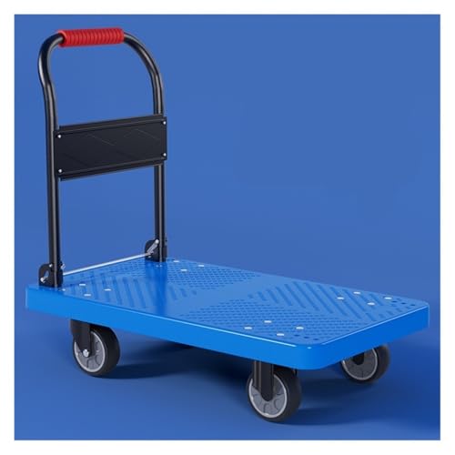Carretilla plegable multiusos con ruedas de caucho 5 pulg miniatura 3